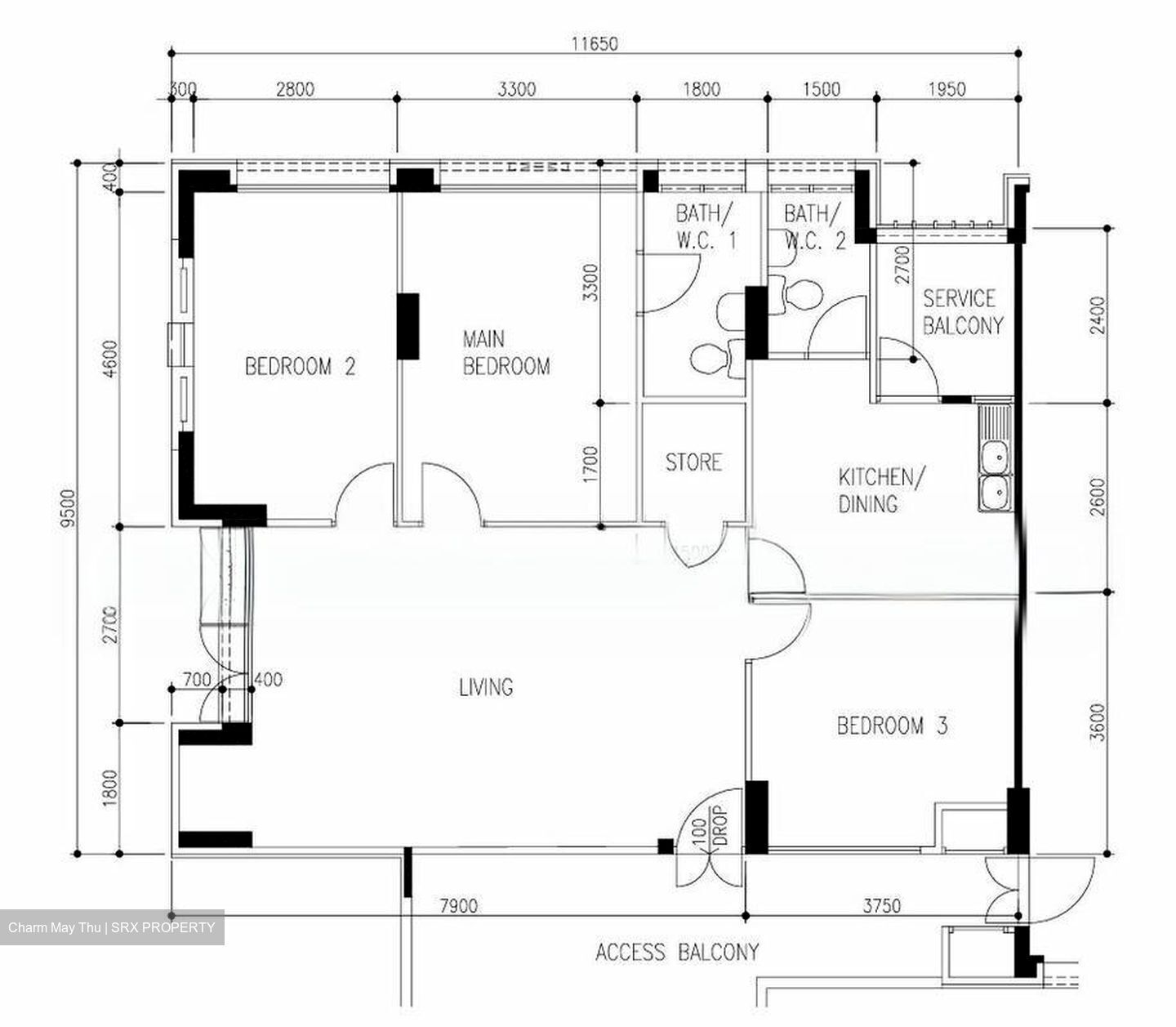 Blk 747 Pasir Ris Street 71 (Pasir Ris), HDB 4 Rooms #506155611